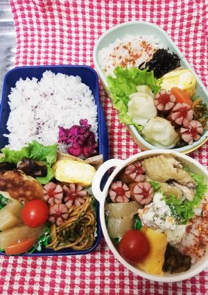 野球少年&パパママ弁当♡餃子11/2-レシピのメイン写真