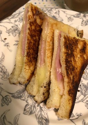 フライパンで簡単に出来るホットサンド-レシピのメイン写真
