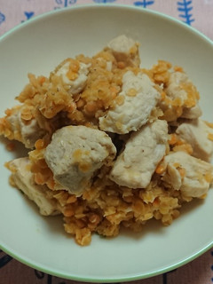 レンズ豆と鶏肉の煮込み-レシピのメイン写真