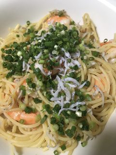 簡単 しらすのアヒージョパスタ-レシピのメイン写真