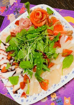 簡単カルパッチョ！-レシピのメイン写真