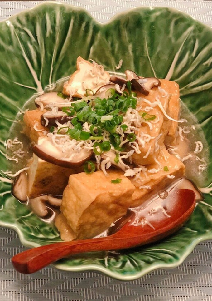 厚揚げ豆腐のきのこあんかけソース-レシピのメイン写真