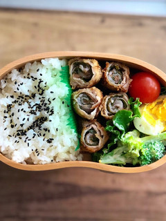 毎日お弁当♪くるくるとんかつ弁当-レシピのメイン写真