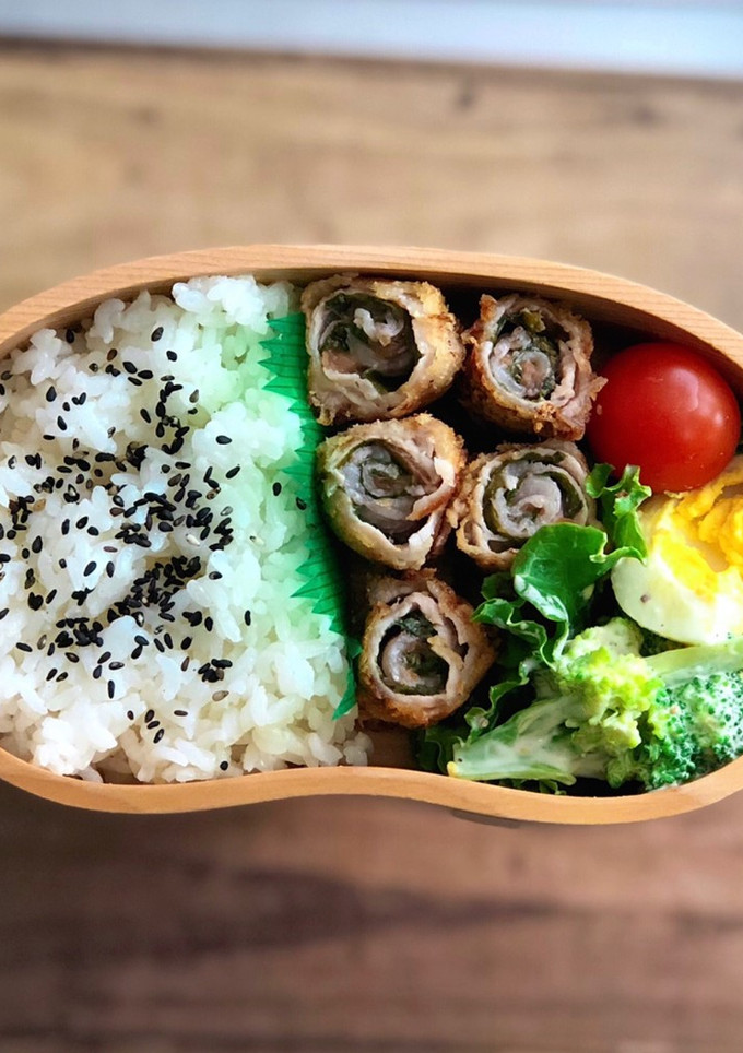 毎日お弁当♪くるくるとんかつ弁当-レシピのメイン写真