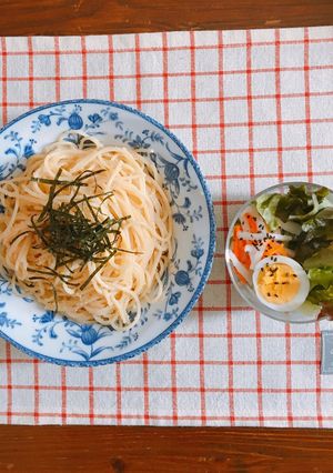 絶品♡次女の作る…明太子パスタ！-レシピのメイン写真
