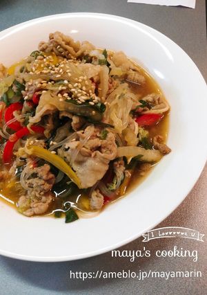 絶品☆牛こま肉の春雨炒め-レシピのメイン写真
