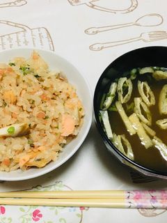 鮭と鱈の炊き込みご飯-レシピのメイン写真