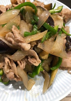 超簡単! 豚ナス味噌炒め-レシピのメイン写真