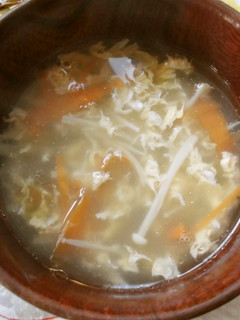 端切れお野菜のかきたまスープ♪-レシピのメイン写真