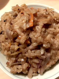 おかきで♪根菜と鯖のおこわ風炊き込みご飯-レシピのメイン写真