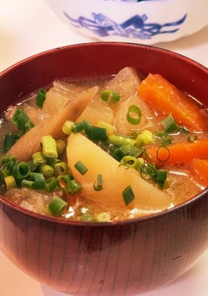 豚汁定食用の主菜系豚汁-レシピのメイン写真