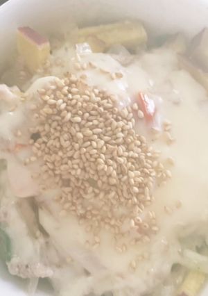 全てレンジちゃんぽん味ドリア風-レシピのメイン写真