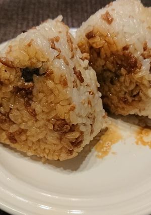 そぼろ焼きおにぎり-レシピのメイン写真