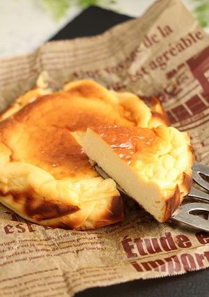 簡単！バスクチーズケーキ☆生クリーム不要-レシピのメイン写真