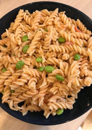こども喜ぶ♪タラコと枝豆のパスタ　ペンネ-レシピのメイン写真