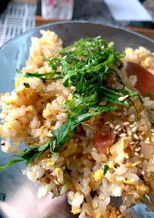 梅と大葉のさっぱり炒飯-レシピのメイン写真