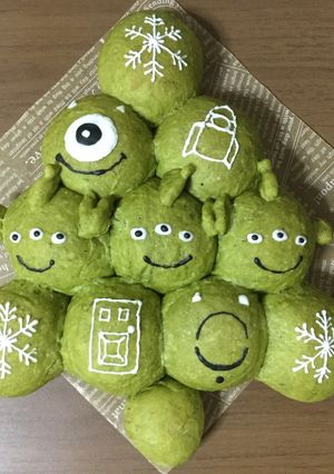 クリスマスツリーパン♬-レシピのメイン写真