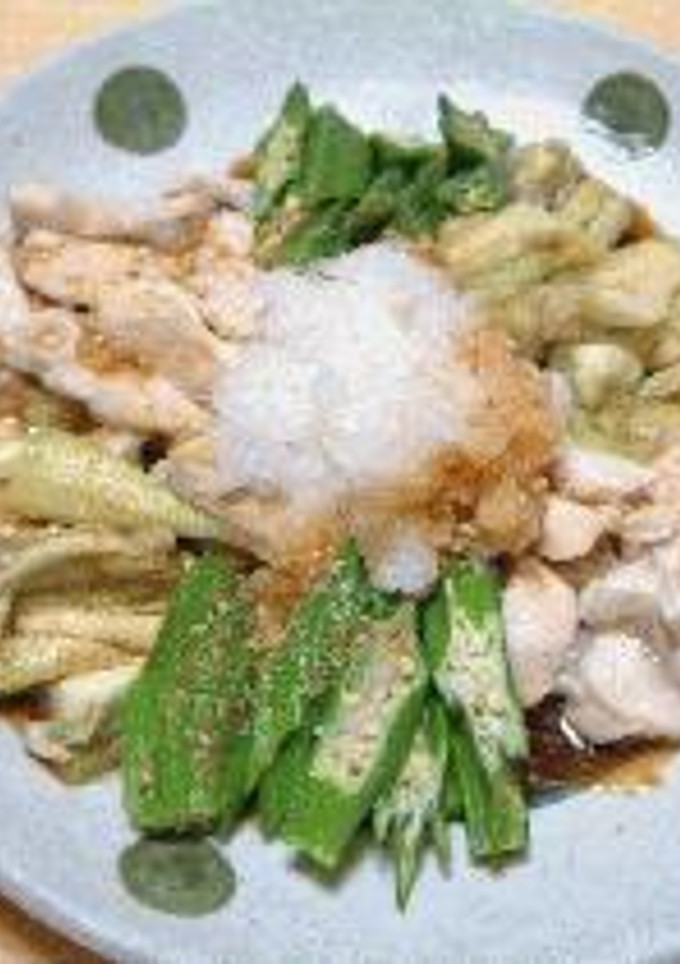 ☆夏野菜のおろし合え♪-レシピのメイン写真