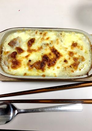 玉にならないグリルでマカロニグラタン-レシピのメイン写真