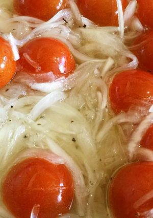 スピードレシピ／トマトと玉ねぎの甘酢漬け-レシピのメイン写真