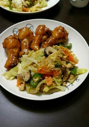野菜のオイスターソース炒め卵合え☆-レシピのメイン写真