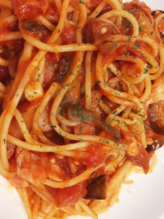 ナスときのこの濃厚トマトパスタ-レシピのメイン写真