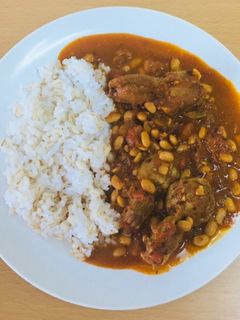 砂肝と納豆の和風カレー-レシピのメイン写真