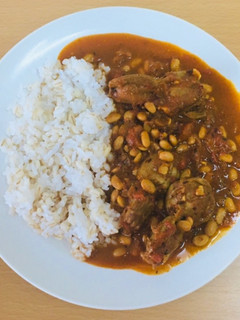 砂肝と納豆の和風カレー-レシピのメイン写真