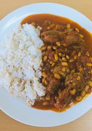 砂肝と納豆の和風カレー-レシピのメイン写真