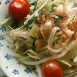 モヤシと水菜の超簡単ホットサラダ