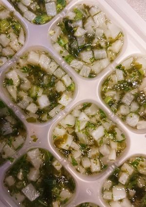 ☆離乳食中期☆かぶとわかめのだし煮-レシピのメイン写真
