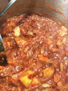 簡単!無水チキントマトカレー(覚書)-レシピのメイン写真