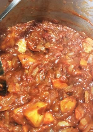 簡単！無水チキントマトカレー(覚書)-レシピのメイン写真