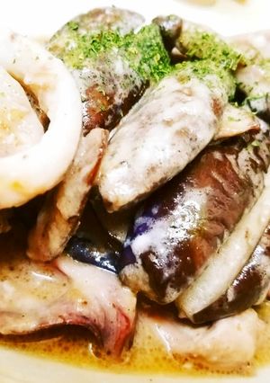いかのバター醤油マヨ焼き♪-レシピのメイン写真