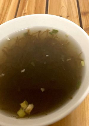 ずぼら！美味しすぎる！もずくスープ-レシピのメイン写真