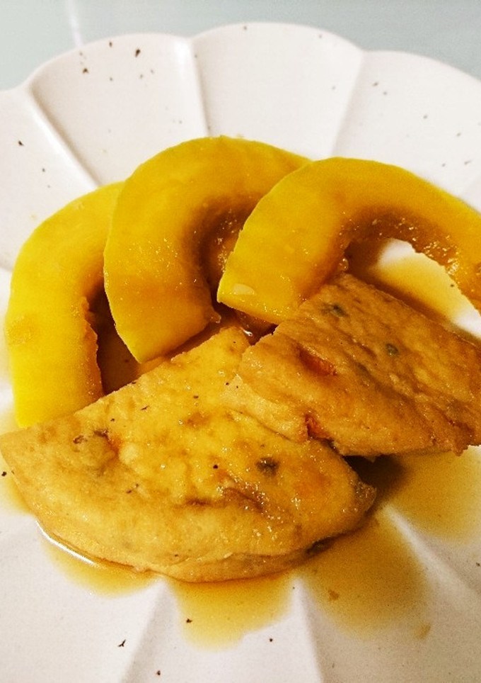 作り置き☆がんもどきとかぼちゃの煮物-レシピのメイン写真