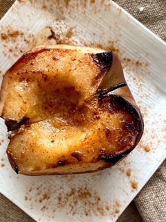材料3つ!トースターで焼くだけ焼きリンゴ-レシピのメイン写真