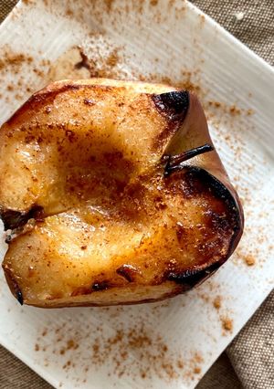 材料3つ!トースターで焼くだけ焼きリンゴ-レシピのメイン写真