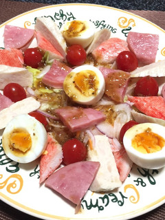 カニカマ&トマタマサラダ-レシピのメイン写真