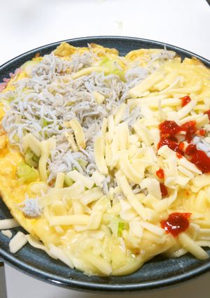 美味ネギと釜揚げしらすのマヨ入りオムレツ-レシピのメイン写真