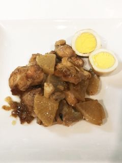 簡単☆ほっとする味☆鶏大根と卵の甘辛煮-レシピのメイン写真