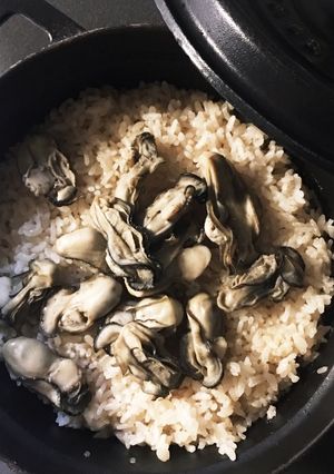 簡単ふっくら牡蠣ごはん-レシピのメイン写真