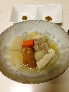 おかゆモードで炊飯器ポトフ(炊飯器調理)-レシピのメイン写真