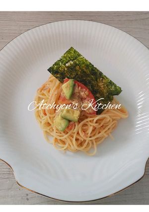 簡単！お洒落な冷製彩り明太子パスタ-レシピのメイン写真