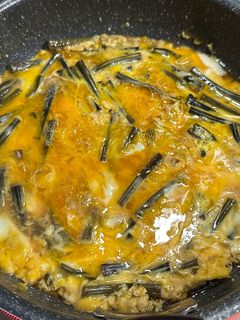 わらびの玉子とじ わらびの玉子丼-レシピのメイン写真
