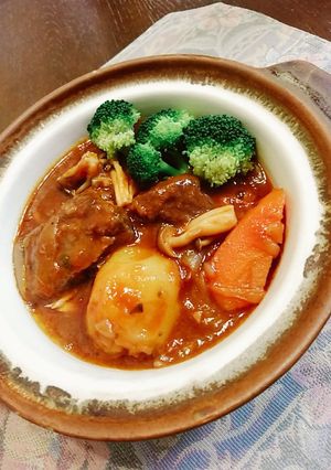 手間ひまかけた…牛すじシチュー-レシピのメイン写真
