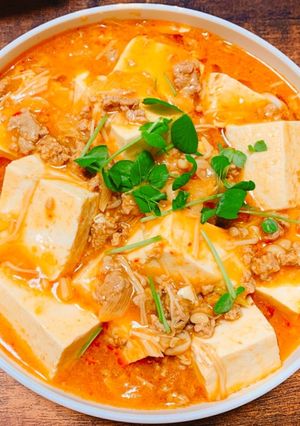 【甜麺醤なし】辛さ控えめお手軽麻婆豆腐-レシピのメイン写真