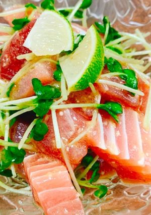 マグロのポキ風-レシピのメイン写真