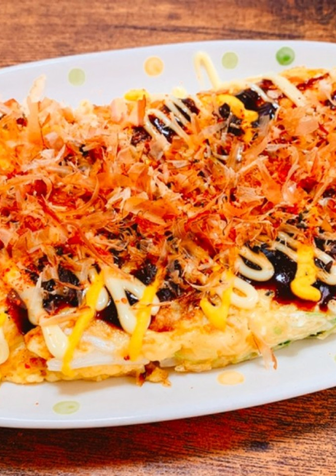 野菜のみのベジタブルとんぺい焼き-レシピのメイン写真