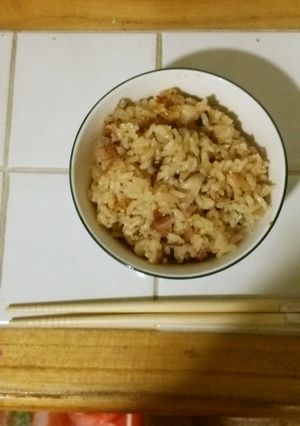 きのこと焼豚の炊き込み御飯-レシピのメイン写真